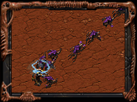 lings swarm a Zealot